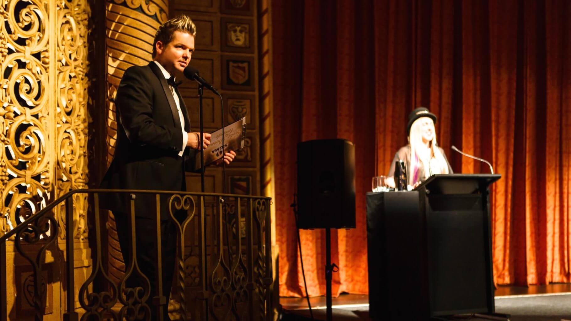 Tro and Zara Swindells-Grose at Sigma Supplier Gala Event