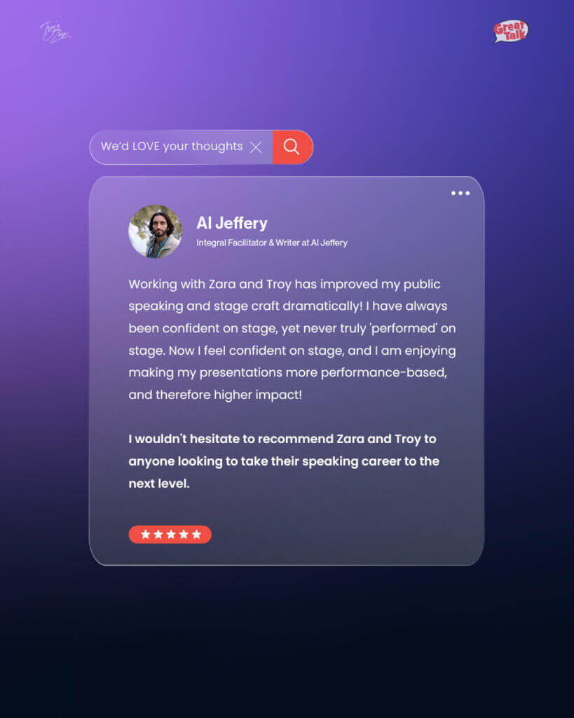 AL JEFFERY testimonial