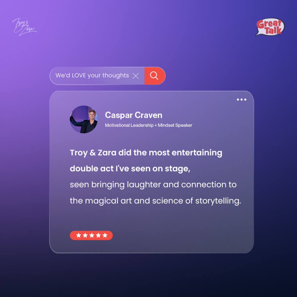 CASPER CRAVEN testimonial