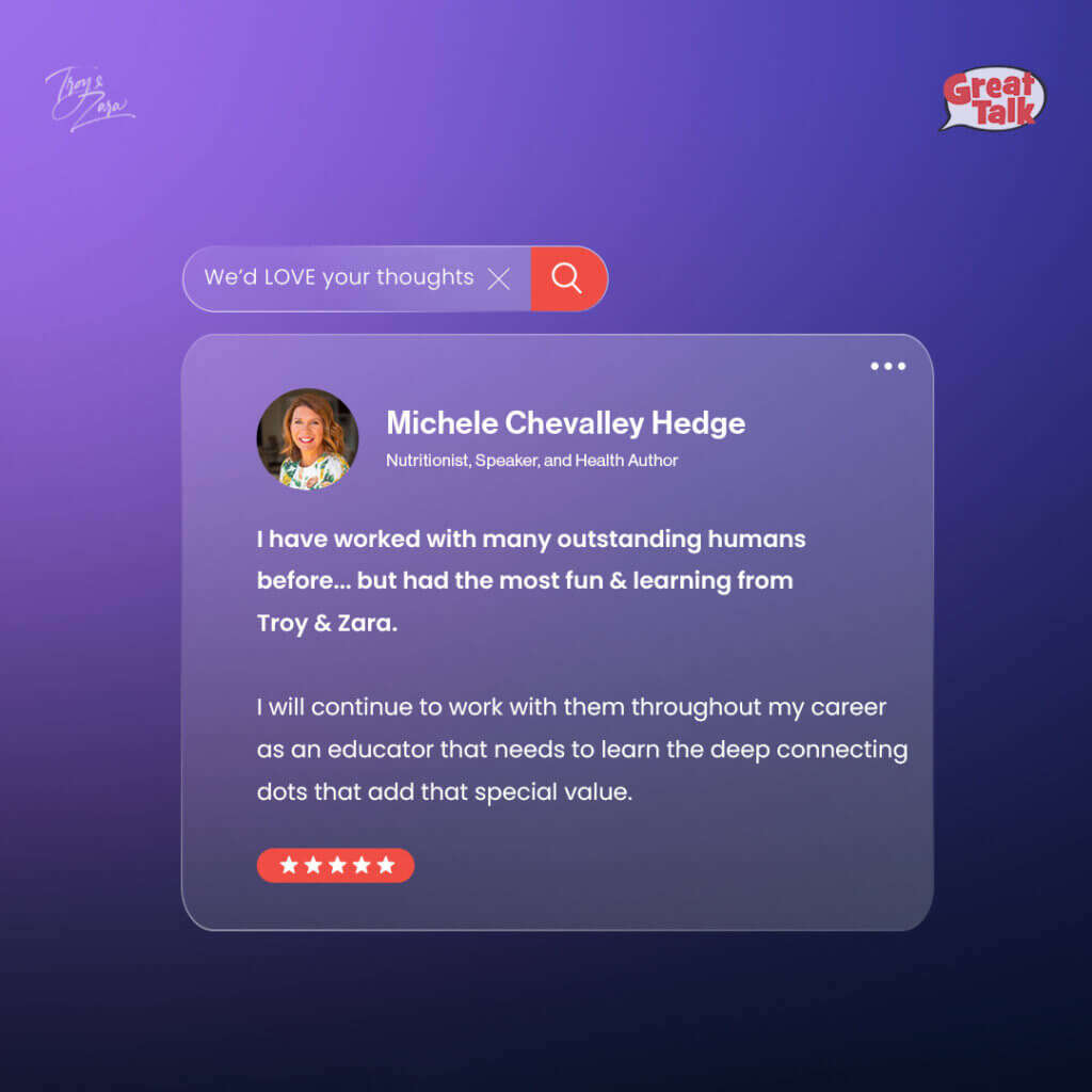 MICHELE CHEVALLEY HEDGE testimonial