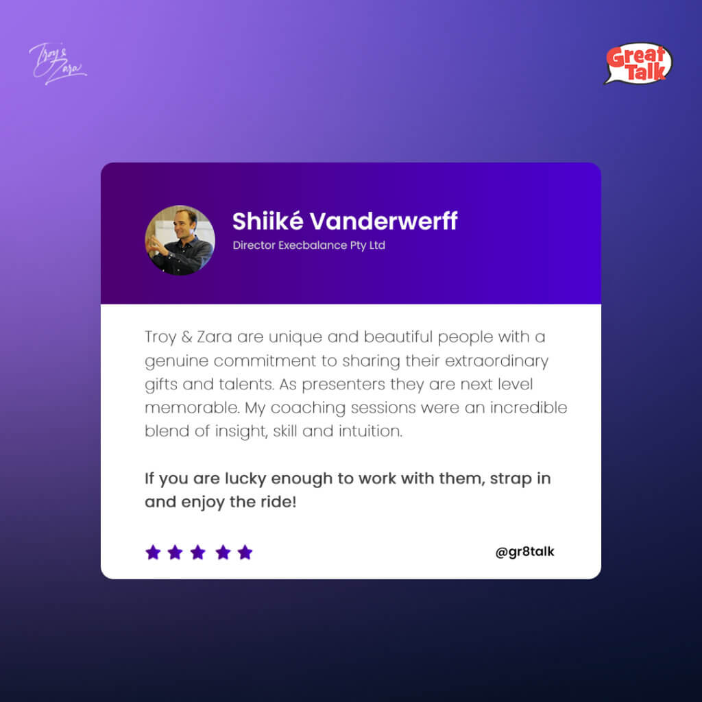 SHIIKÉ VANDERWERFF testimonial